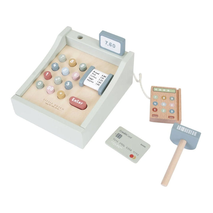 Little Dutch | Houten Kassa met Scanner | 3+ - Kleine Eland