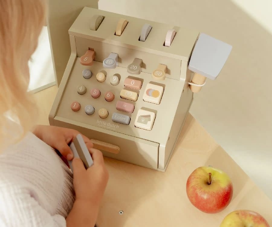Little Dutch | Houten Kassa met Scanner | 3+ - Kleine Eland