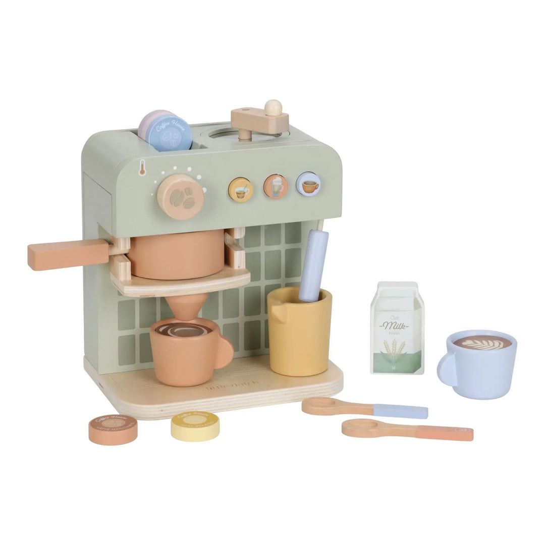 Little Dutch | Houten Koffiezetapparaat | 31 cm | 3+ - Kleine Eland