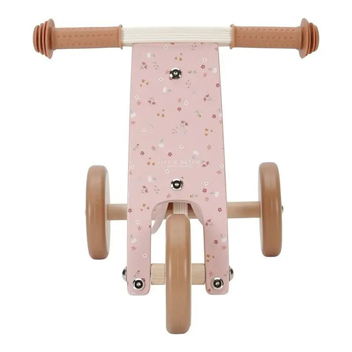 Little Dutch | Houten Loopfiets | Driewieler | Roze | zithoogte 25 - 29 cm |1+ - Kleine Eland