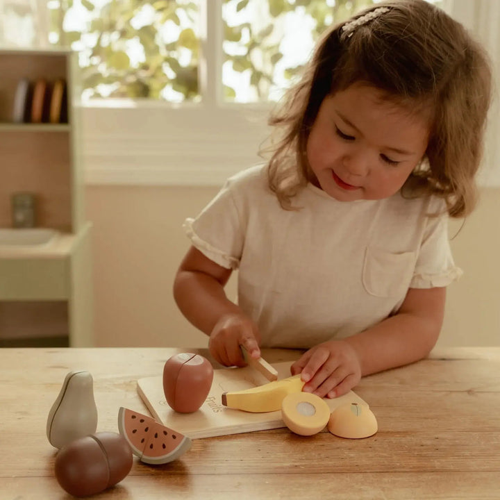 Little Dutch | Houten Snijset | Fruit | 14 delig | 2+ - Kleine Eland