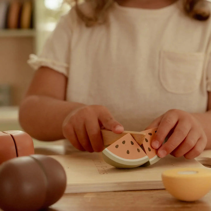 Little Dutch | Houten Snijset | Fruit | 14 delig | 2+ - Kleine Eland