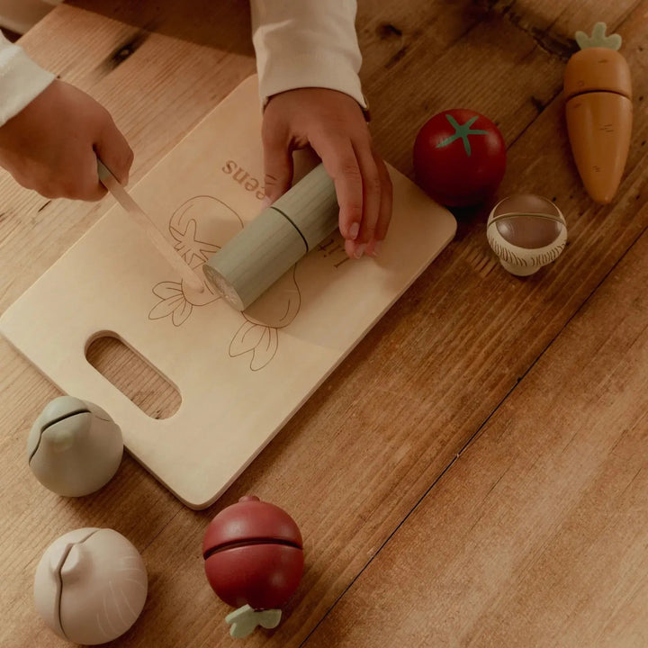 Little Dutch | Houten Snijset | Groenten | 15 delig | 2+ - Kleine Eland