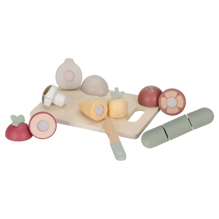 Little Dutch | Houten Snijset | Groenten | 15 delig | 2+ - Kleine Eland