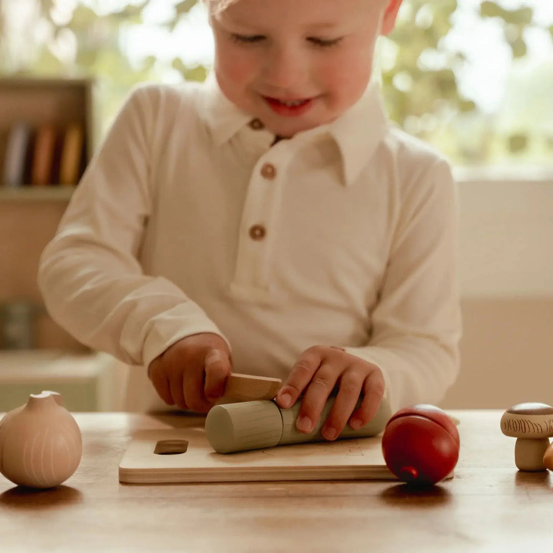 Little Dutch | Houten Snijset | Groenten | 15 delig | 2+ - Kleine Eland