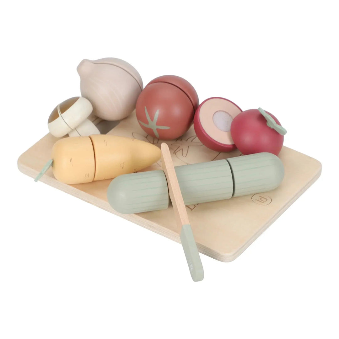 Little Dutch | Houten Snijset | Groenten | 15 delig | 2+ - Kleine Eland