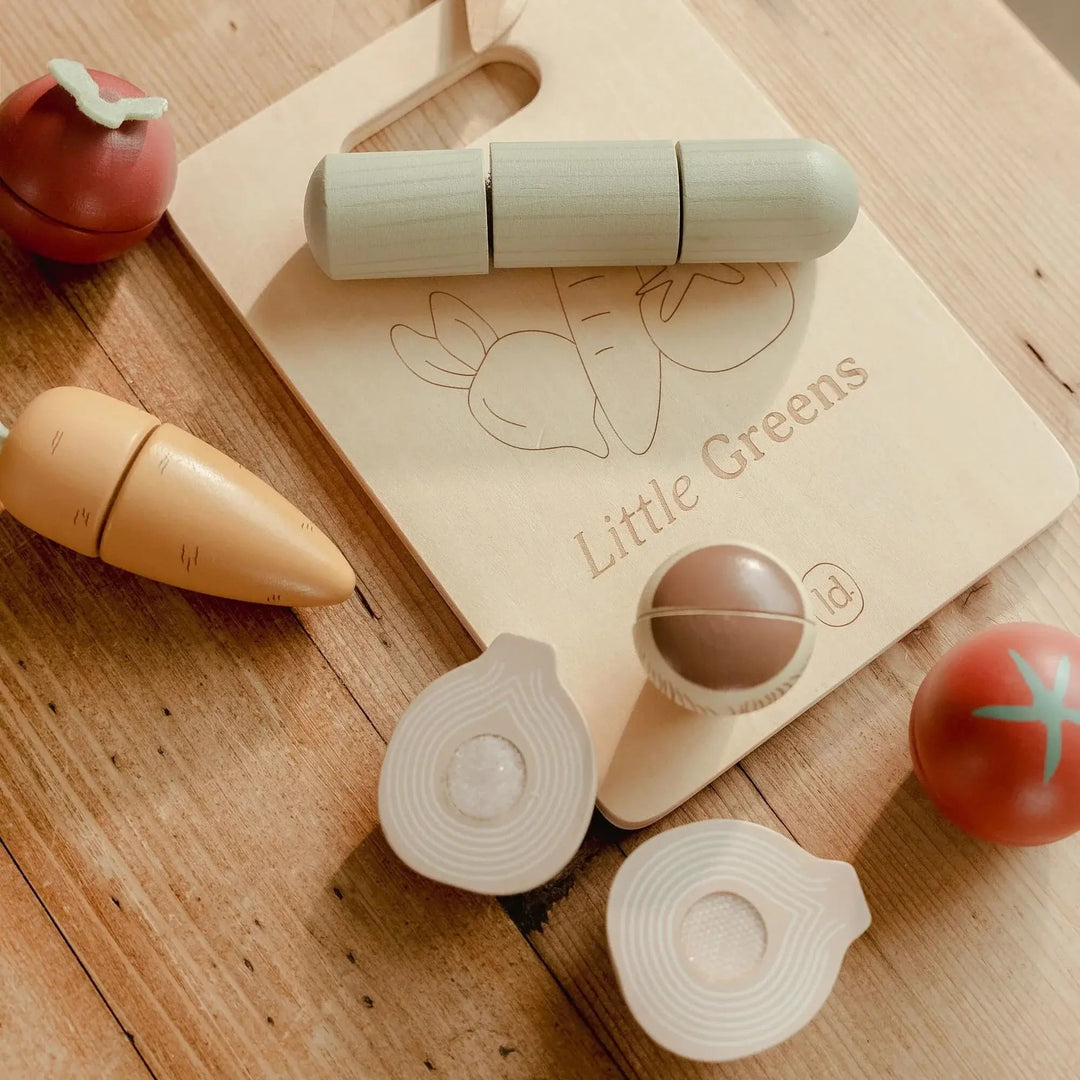 Little Dutch | Houten Snijset | Groenten | 15 delig | 2+ - Kleine Eland