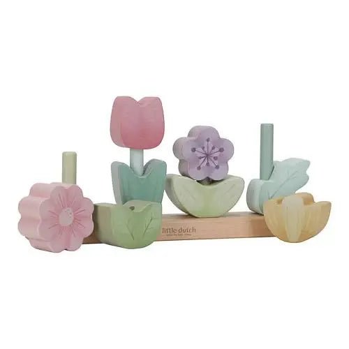 Little Dutch | Houten Stapel Puzzel | Fairy Garden | 24,6 cm | 1+ - Kleine Eland