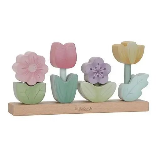 Little Dutch | Houten Stapel Puzzel | Fairy Garden | 24,6 cm | 1+ - Kleine Eland