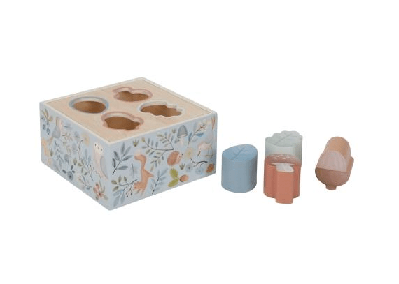 Little Dutch | Houten Vormenstoof | Forest Friends | 13,7 cm | 1+ - Kleine Eland