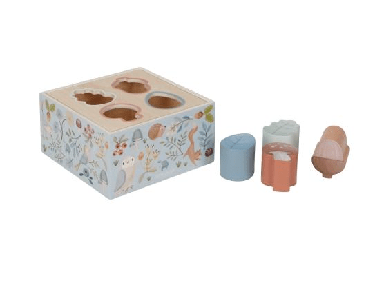 Little Dutch | Houten Vormenstoof | Forest Friends | 13,7 cm | 1+ - Kleine Eland