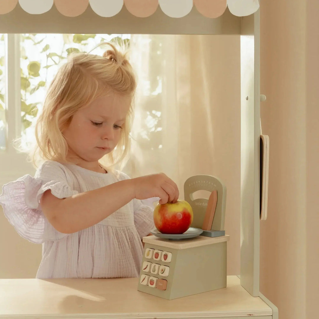 Little Dutch | Houten Weegschaal | 19,5 cm | 3+ - Kleine Eland