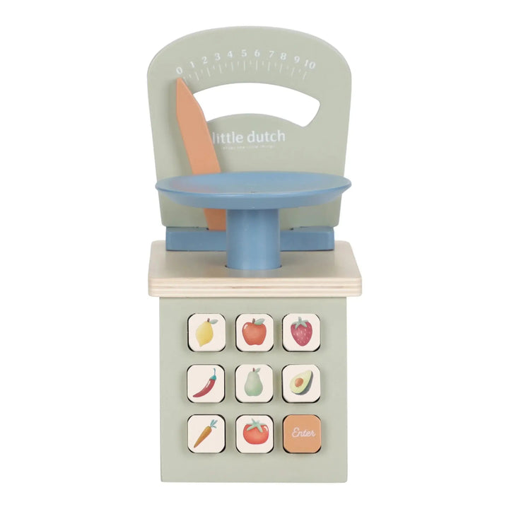 Little Dutch | Houten Weegschaal | 19,5 cm | 3+ - Kleine Eland