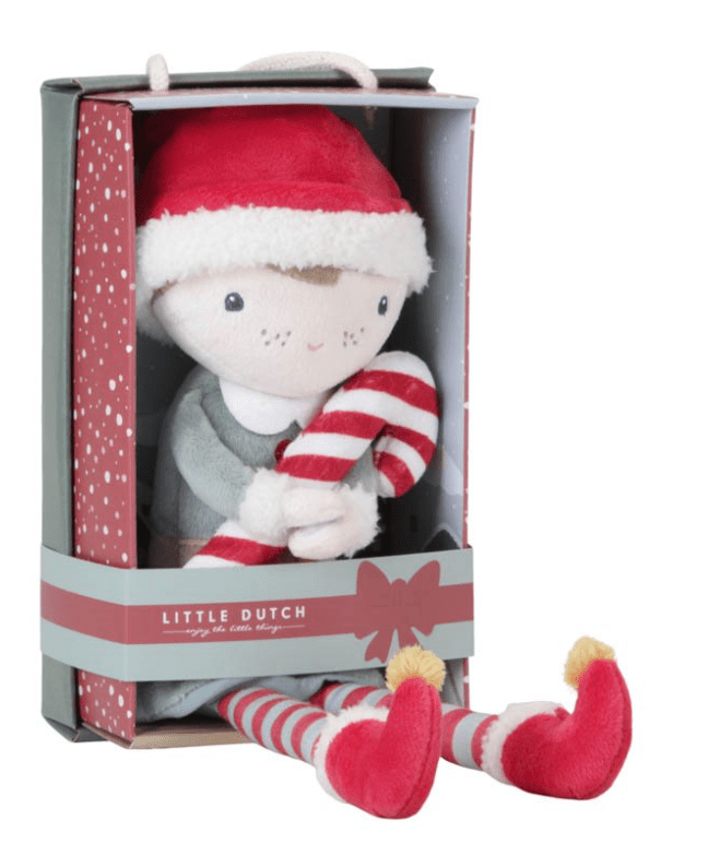 Little Dutch | Kerst | Knuffelpop | Jim | 35 cm - Kleine Eland