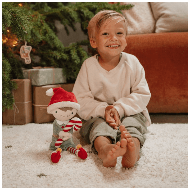 Little Dutch | Kerst | Knuffelpop | Jim | 35 cm - Kleine Eland
