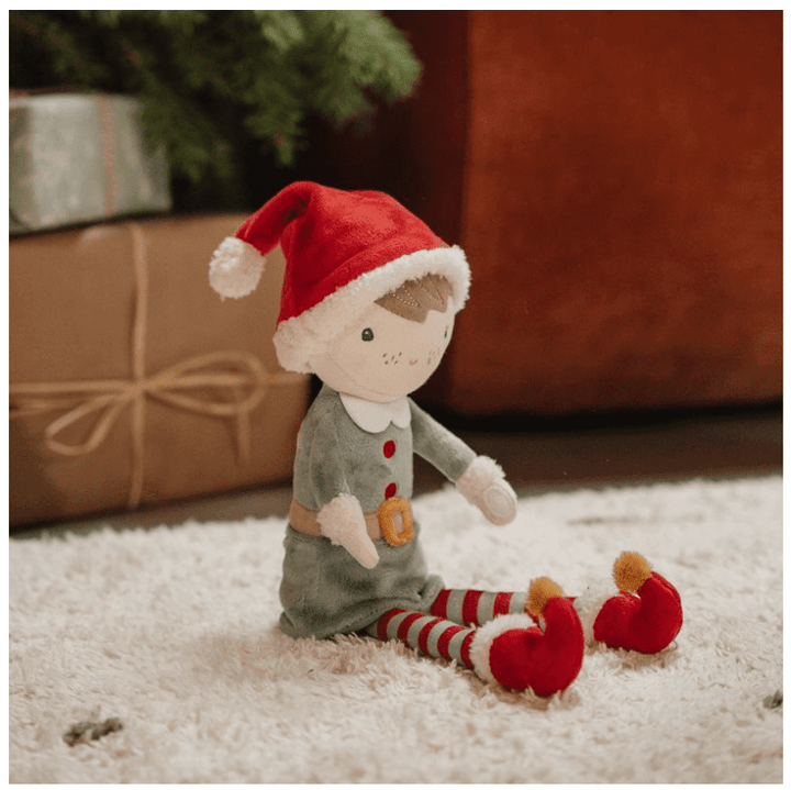 Little Dutch | Kerst | Knuffelpop | Jim | 35 cm - Kleine Eland