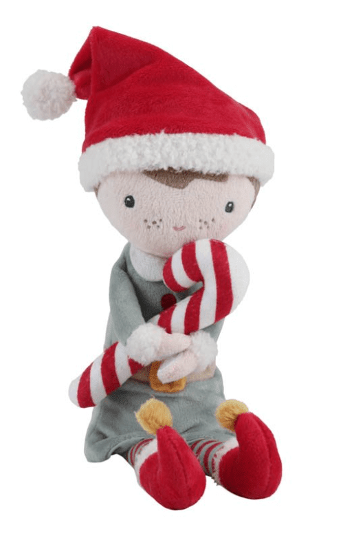 Little Dutch | Kerst | Knuffelpop | Jim | 35 cm - Kleine Eland