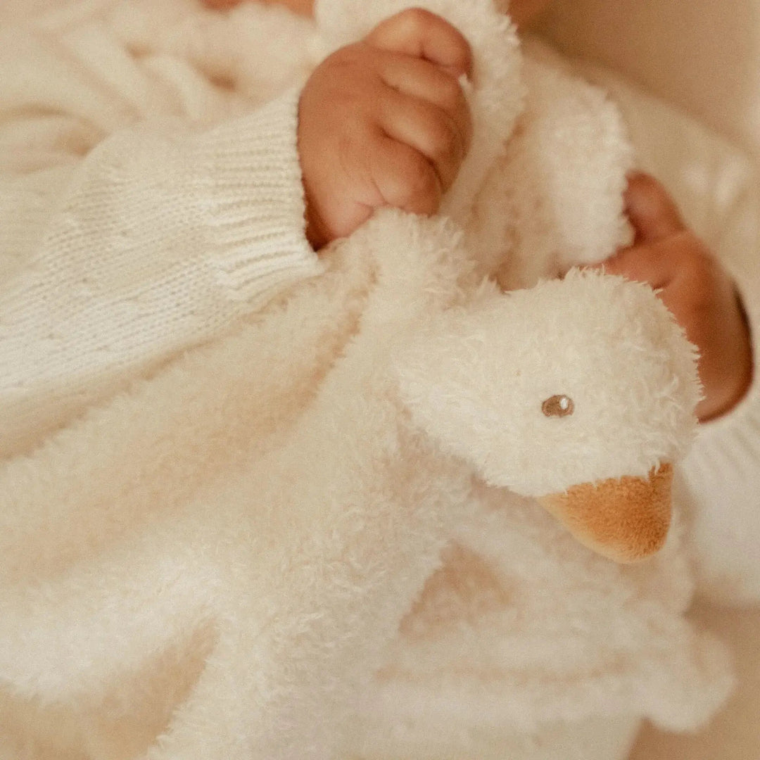 Little Dutch | Knuffeldoek | met Speenhouder | Little Goose | 25 cm | 0+ - Kleine Eland
