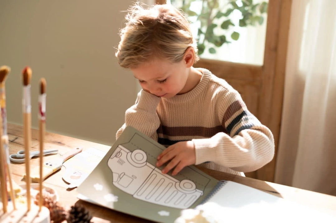 Little Dutch | Knutselboek Jim &amp; Friends | Auto&