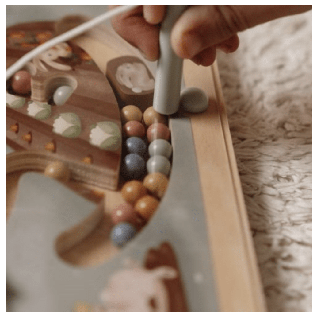 Little Dutch | Magnetisch Houten Doolhof | Little Farm | +18 mnd - Kleine Eland