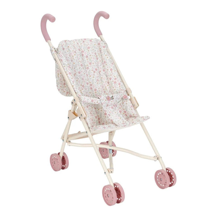 Little Dutch | Poppenbuggy | Soft Flowers | 3+ - Kleine Eland