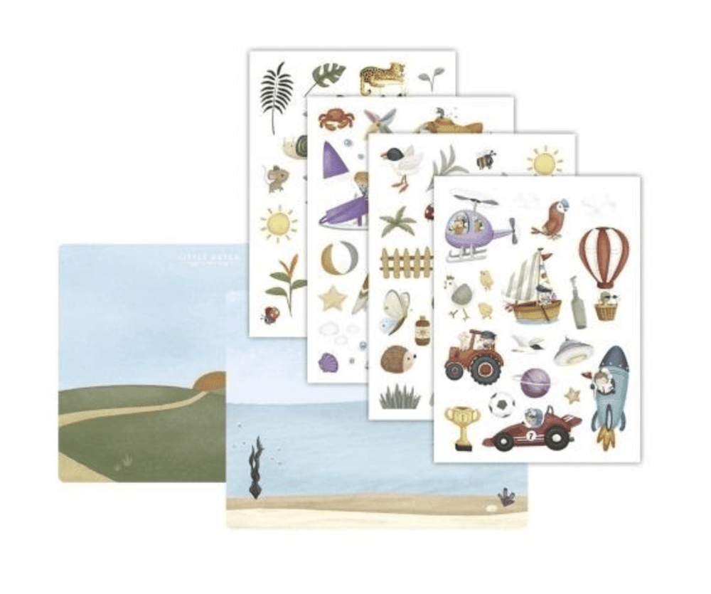 Little Dutch | Raamstickers | Jim & Friends | 3+ - Kleine Eland