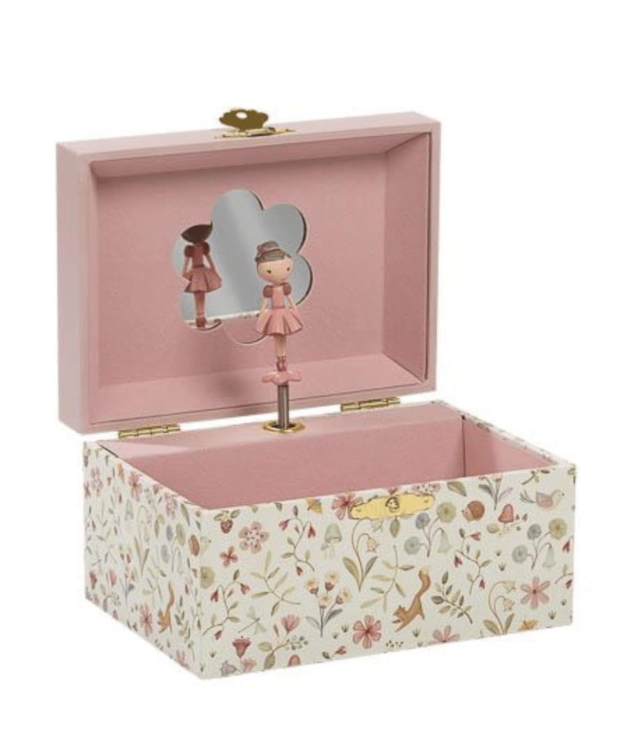 Little Dutch | Rosa | Juwelendoosje met muziek | 10,9 x 10 x 13 cm | Lullaby | Franz Schubert | 3+ - Kleine Eland