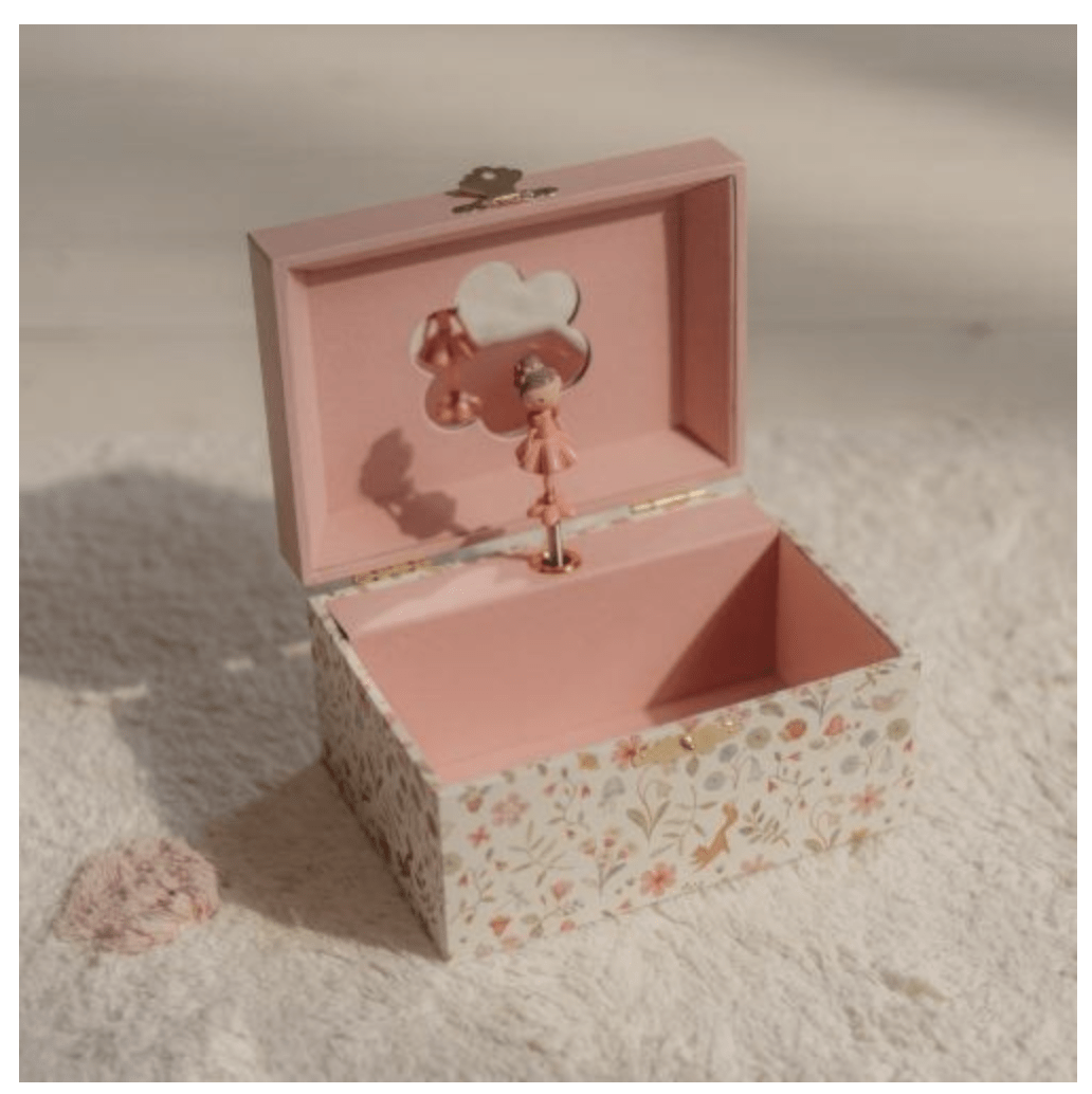 Little Dutch | Rosa | Juwelendoosje met muziek | 10,9 x 10 x 13 cm | Lullaby | Franz Schubert | 3+ - Kleine Eland