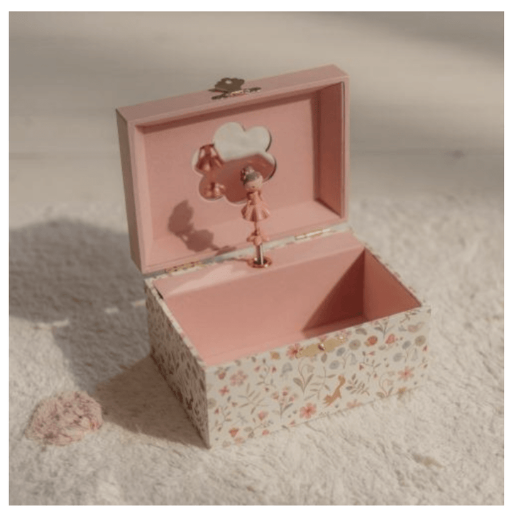 Little Dutch | Rosa | Juwelendoosje met muziek | 10,9 x 10 x 13 cm | Lullaby | Franz Schubert | 3+ - Kleine Eland