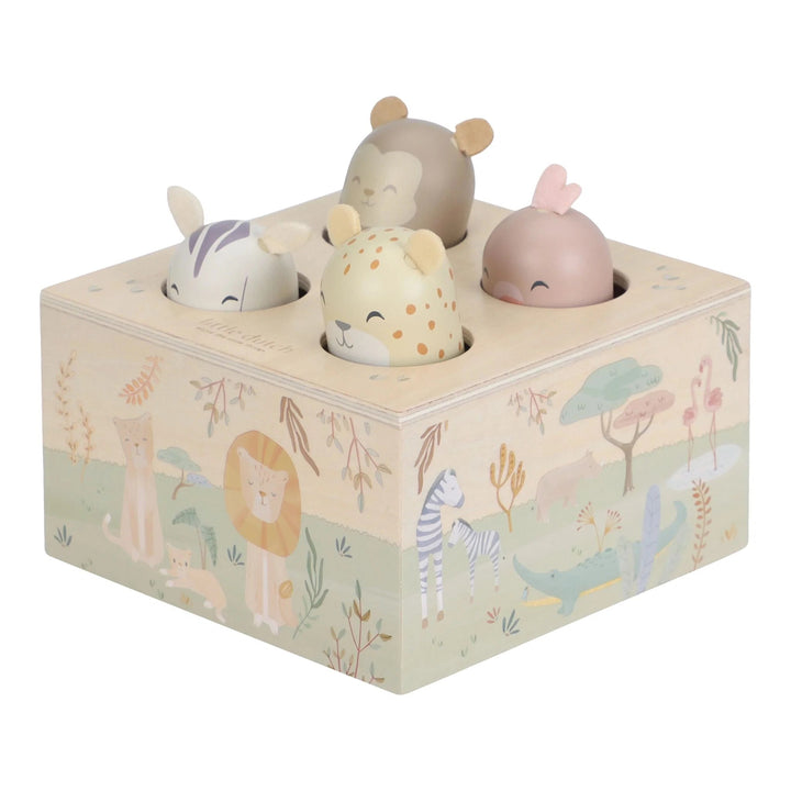 Little Dutch | Safari Friends Pop-up | Dierengeluiden | 1+ - Kleine Eland