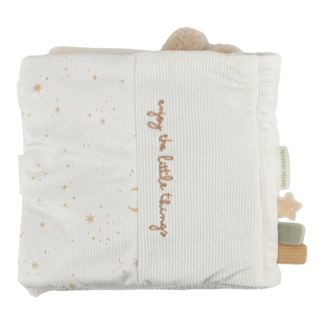 Little Dutch | Stoffen Boek | Activiteitenboek | Newborn Naturals | 0+ - Kleine Eland
