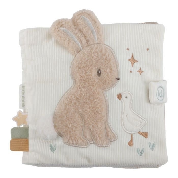 Little Dutch | Stoffen Boek | Activiteitenboek | Newborn Naturals | 0+ - Kleine Eland