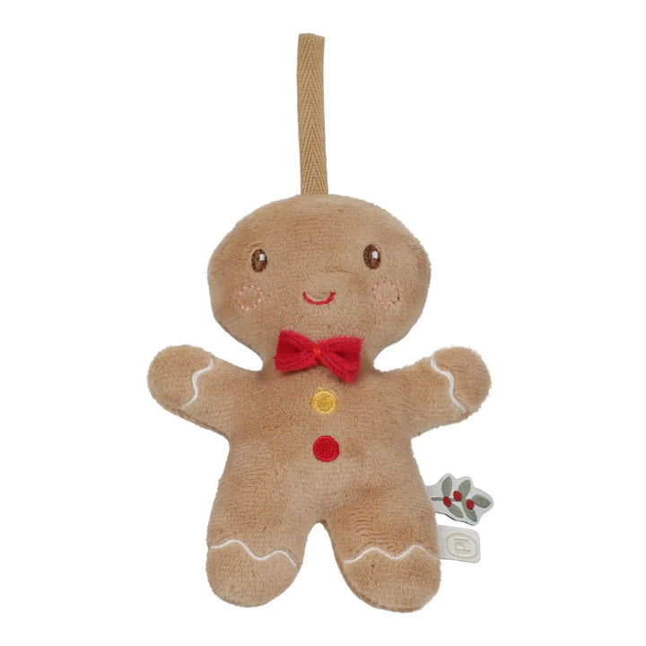 Little Dutch | Stoffen Kersthangers | Rosa (20 cm) | 4 delig | 1+ - Kleine Eland