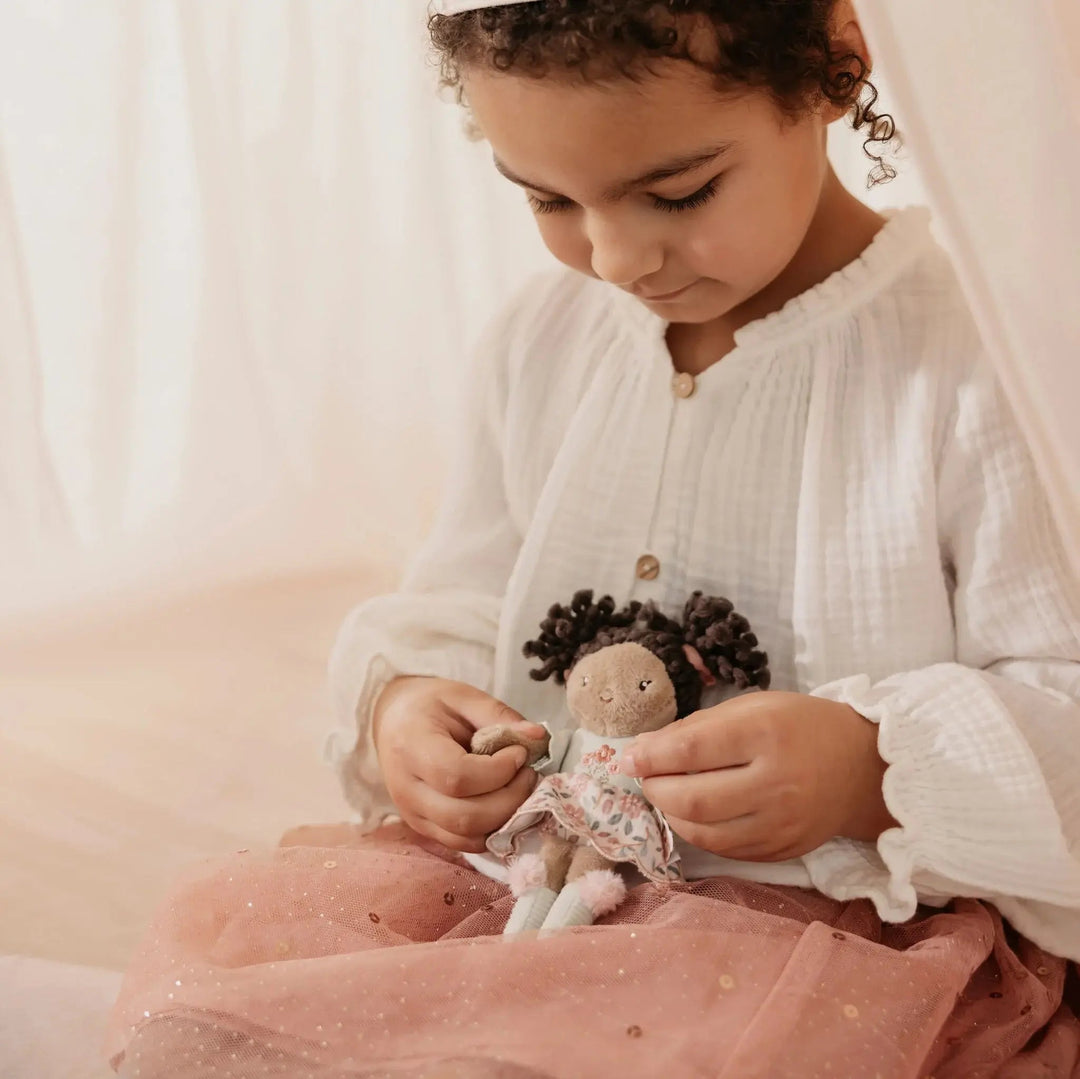 Little Dutch | Stoffen Knuffelpop | Evi | 10 cm | 1+ - Kleine Eland