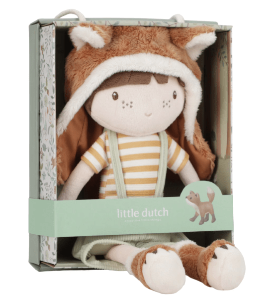Little Dutch | Stoffen Knuffelpop | Forest Friends Sam | 35 cm | 1+ - Kleine Eland