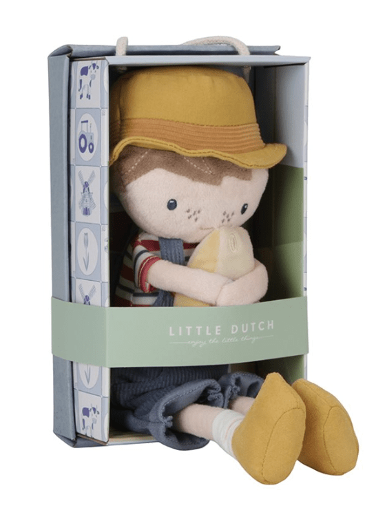 Little Dutch | Stoffen Knuffelpop | Hollandse Jim | 35 cm | 1+ - Kleine Eland