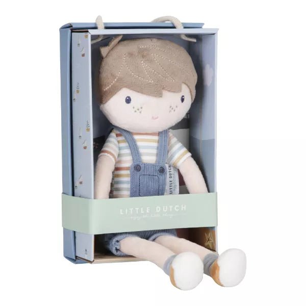 Little Dutch | Stoffen Knuffelpop | Jim | 35 cm | 1+ - Kleine Eland