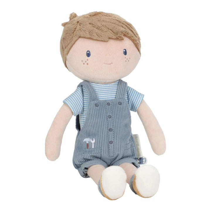 Little Dutch | Stoffen Knuffelpop | Jim | 35 cm | 1+ - Kleine Eland