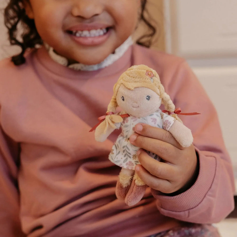 Little Dutch | Stoffen Knuffelpop | Julia | 10 cm | 1+ - Kleine Eland
