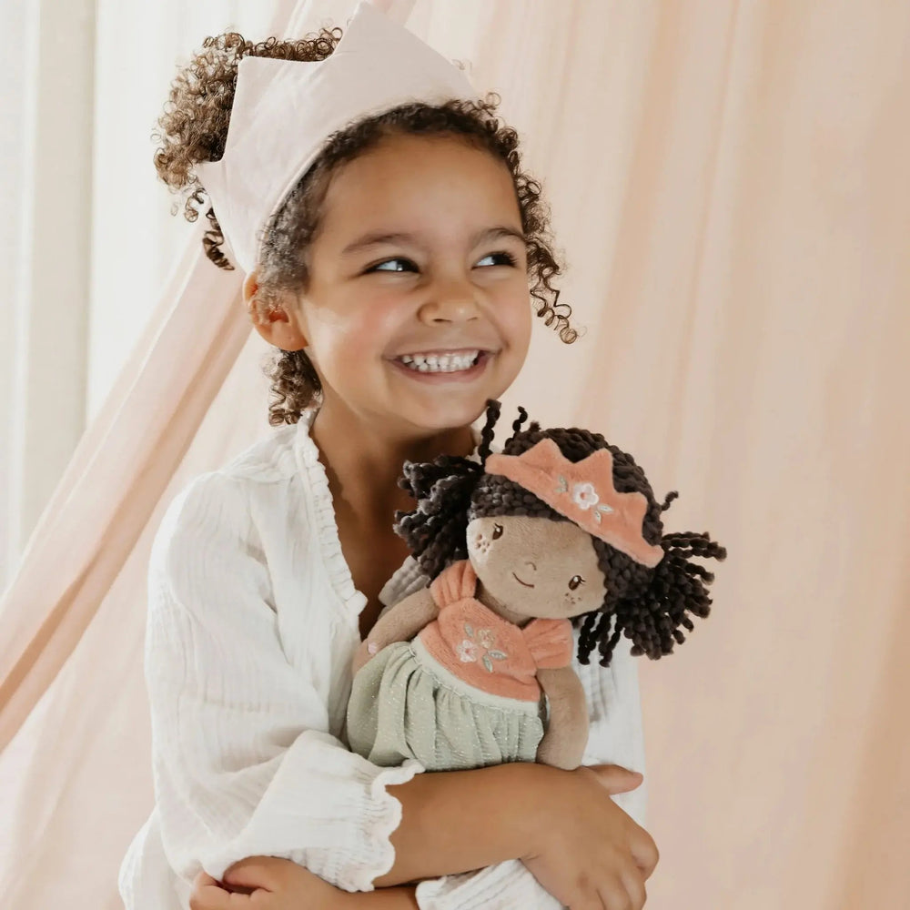 Little Dutch | Stoffen Knuffelpop | Prinses Evi | 35 cm | 1+ - Kleine Eland