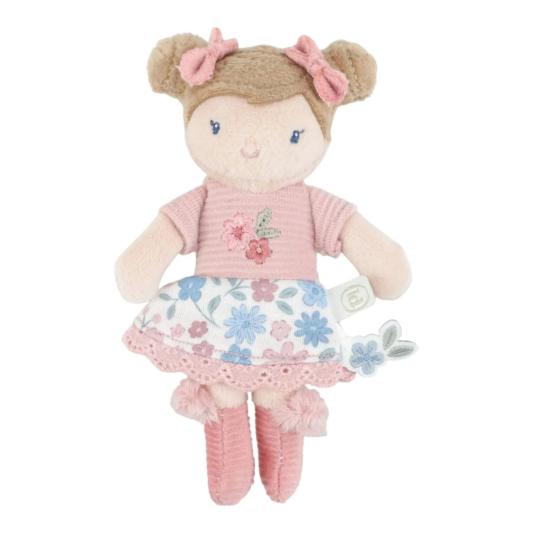 Little Dutch | Stoffen Knuffelpop | Rosa | 10 cm | 1+ - Kleine Eland