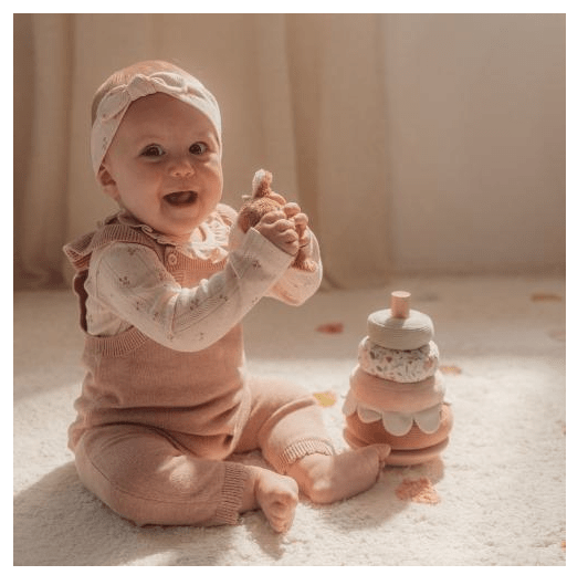 Little Dutch | Tuimelstapelaar | Fairy Garden | 11 x 11 x 26 cm | +18 mnd - Kleine Eland