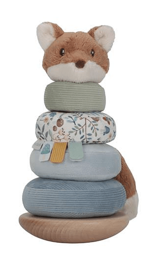Little Dutch | Tuimelstapelaar | Forest Friends | 11 x 11 x 26 cm | +18 mnd - Kleine Eland