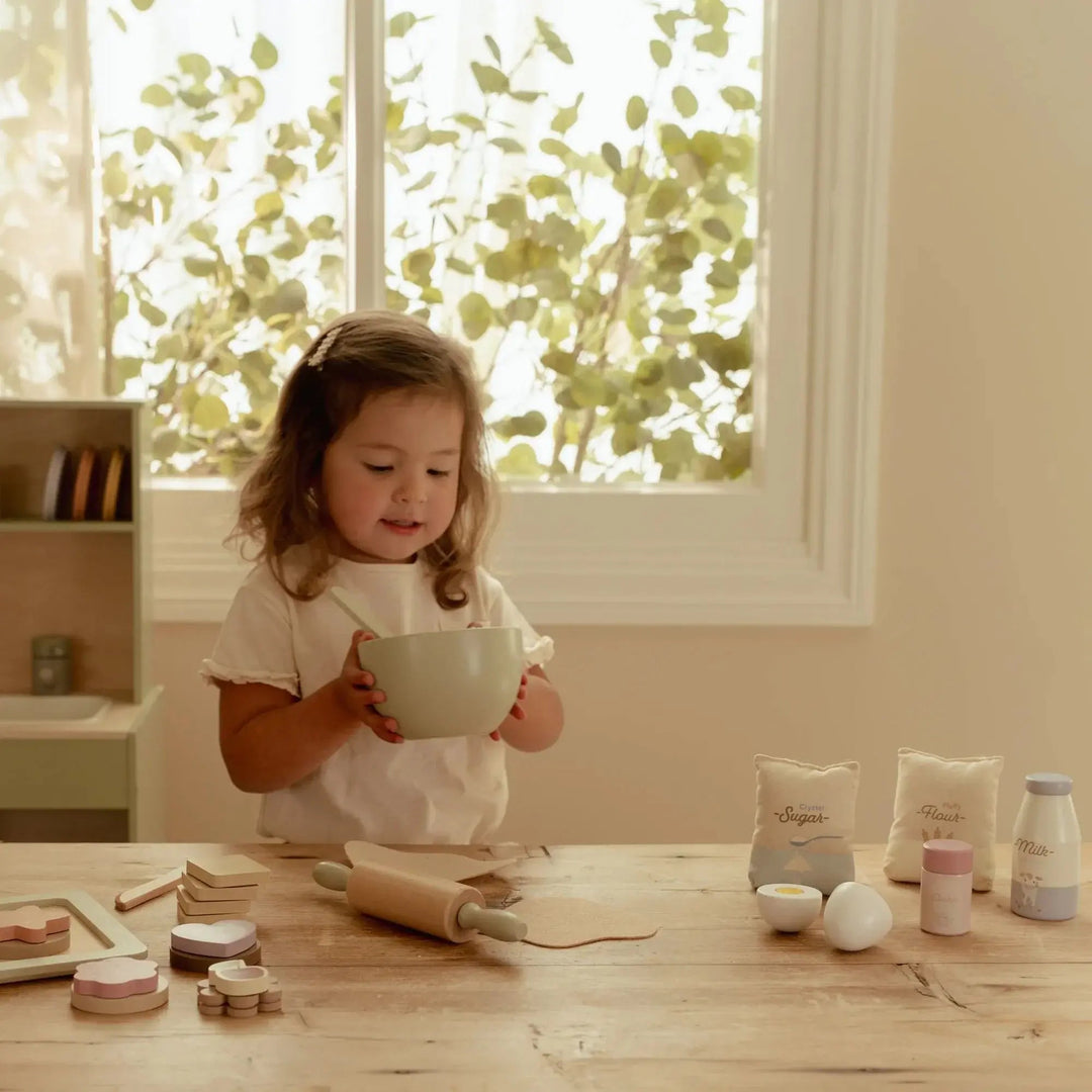 Little Dutch | Uitgebreide Houten Bakset | 3+ - Kleine Eland