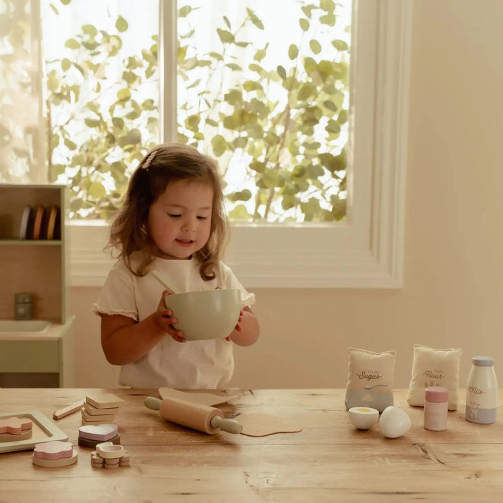 Little Dutch | Uitgebreide Houten Bakset | 3+ - Kleine Eland