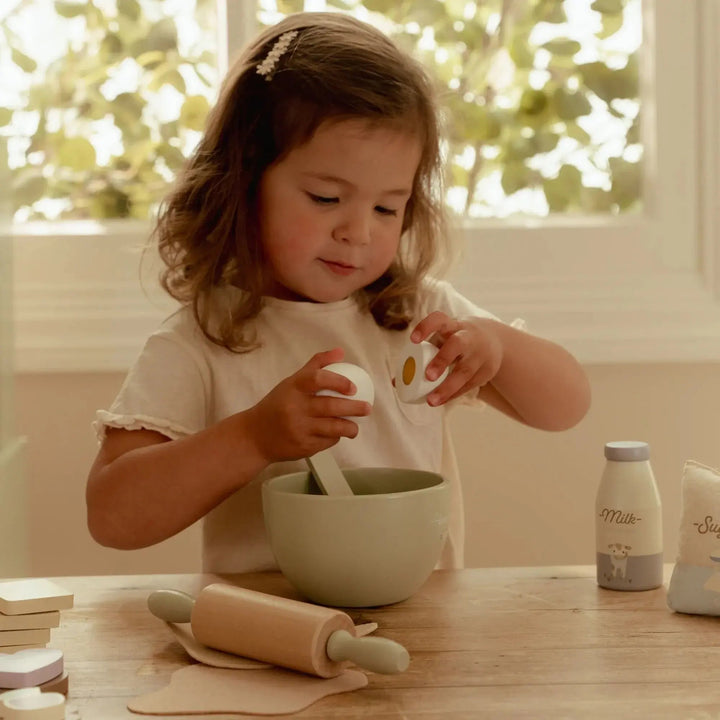 Little Dutch | Uitgebreide Houten Bakset | 3+ - Kleine Eland