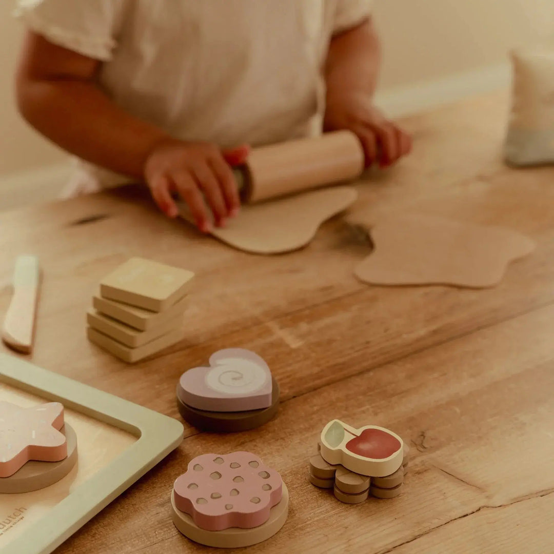 Little Dutch | Uitgebreide Houten Bakset | 3+ - Kleine Eland