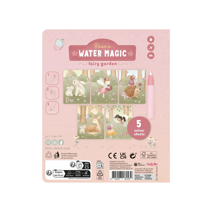 Little Dutch | Waterkleurboek | Rosa | 2+ - Kleine Eland
