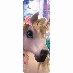 Live Life | 3D | Boekenlegger | Cute Unicorn - Kleine Eland