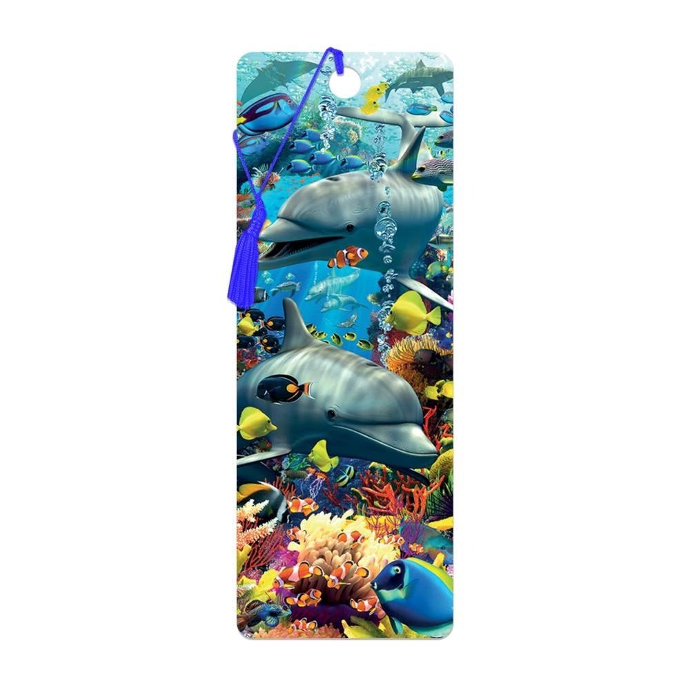 Live Life | 3D | Boekenlegger | Dolphin Delight - Kleine Eland